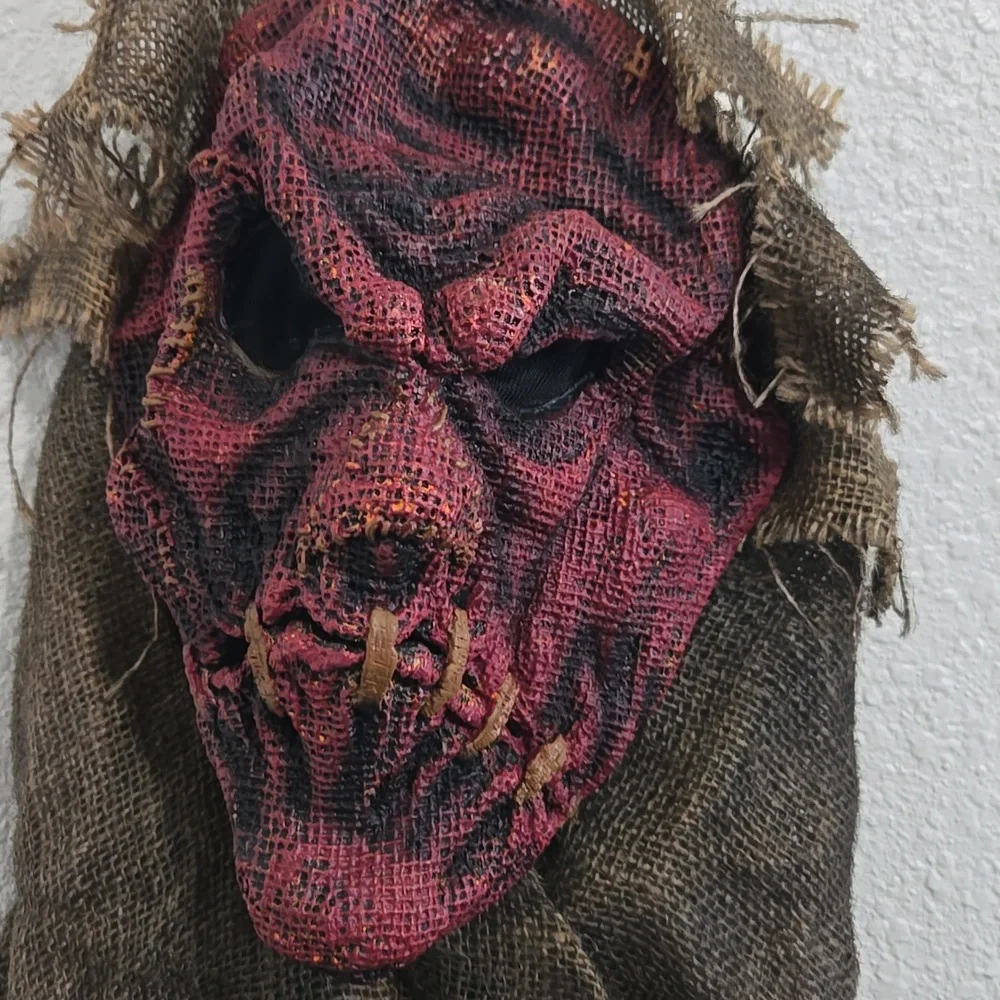 Adult Halloween Scarecrow Mask Burlap